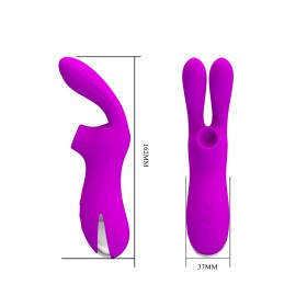 Pretty Love Ralap vibrator sa 7 vibracija i 7 funkcija usisavanja  BI 14601-5